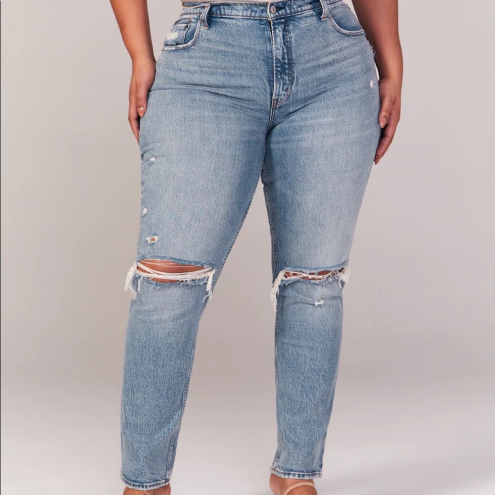 Abercrombie high rise skinny jeans